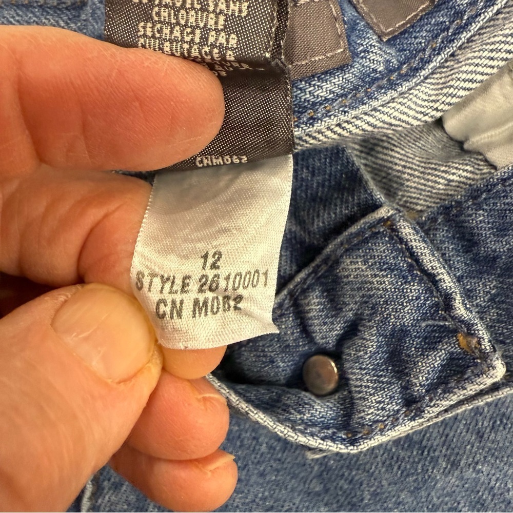 Liz Claiborne Classic Jeans Medium Wash Denim Mom High Waist Women’s Size 12R - Picture 12 of 13